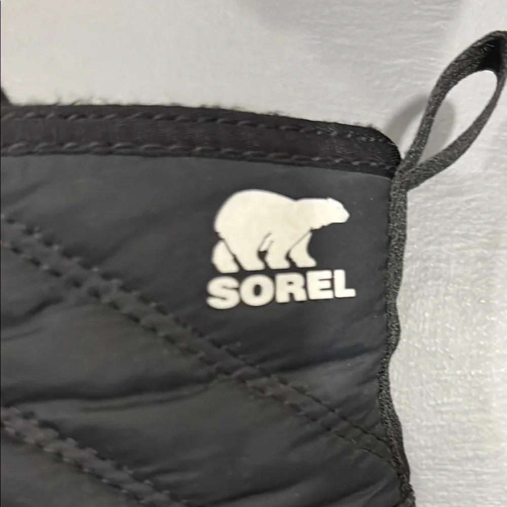 Boys Sorel Boots Winter Black Warm